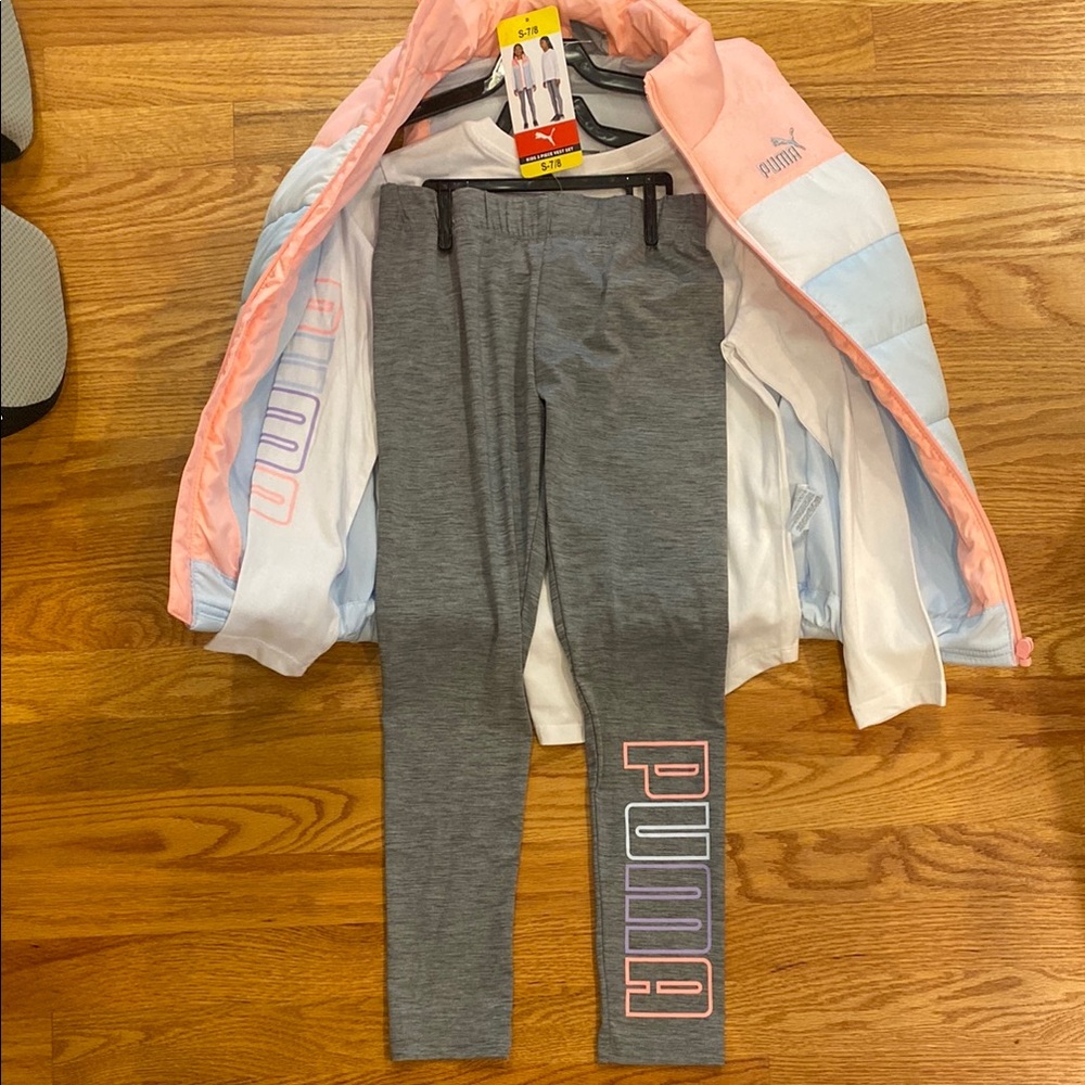 Puma kids 3 piece vest set